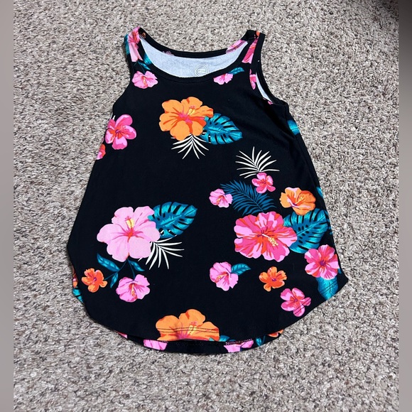 Girl’s Hawaiian Floral Tank Top - Picture 2 of 3